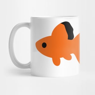 Orange Goldfish Emoticon Mug